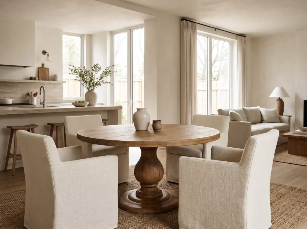 Dining table in modern interior K