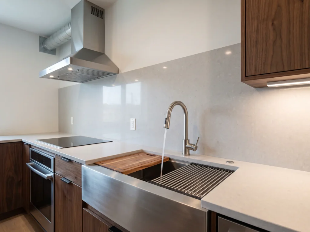 Kitchen prep station with sink K