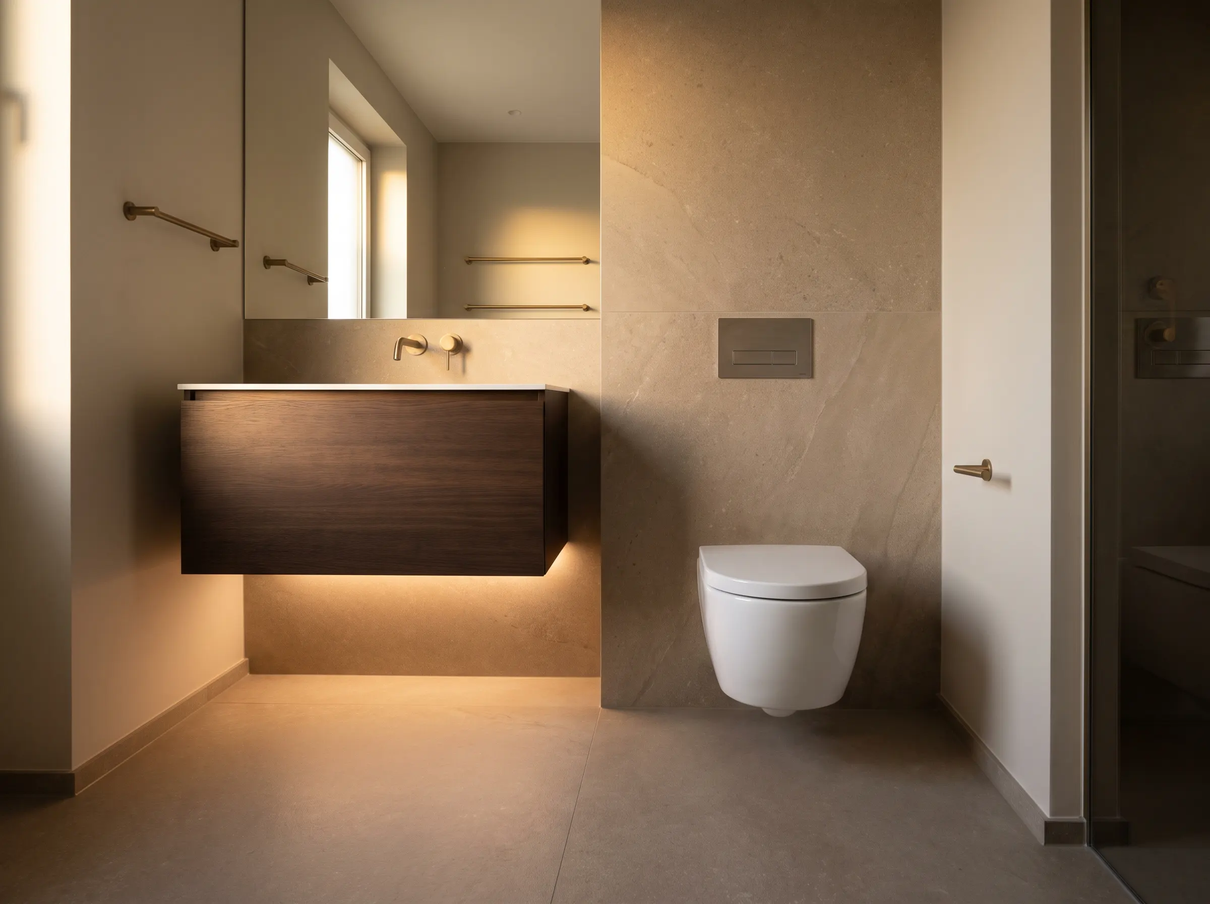 Small luxury bathroom interior d… K
